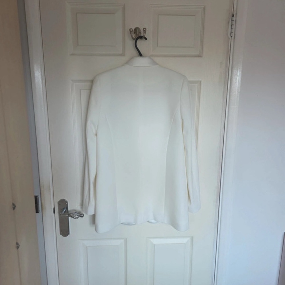 NADINE MERABI Charlotte White Embellished Blazer - Picture 7 of 13